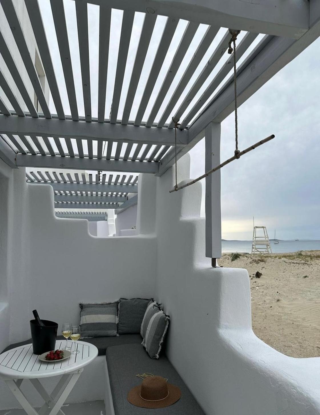 Flisvos Beach Studios Naxos City Екстер'єр фото